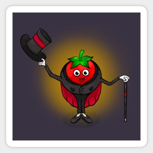 Cute tomato actor. Sticker